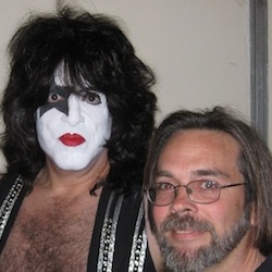 Kiss frontman Paul Stanley with John David Balla